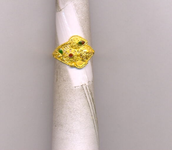 GOLD RING LADIES PLAIN FANCY