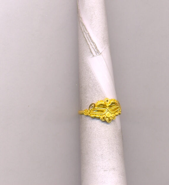 GOLD RING LADIES PLAIN FANCY