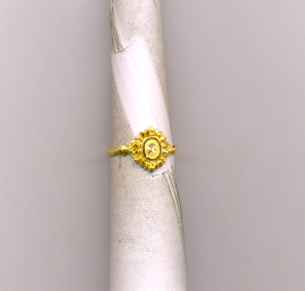 GOLD RING LADIES PLAIN FANCY