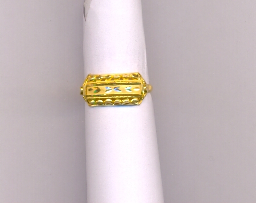 GOLD RING LADIES PLAIN FANCY