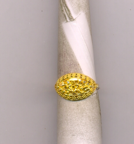 GOLD RING LADIES PLAIN FANCY