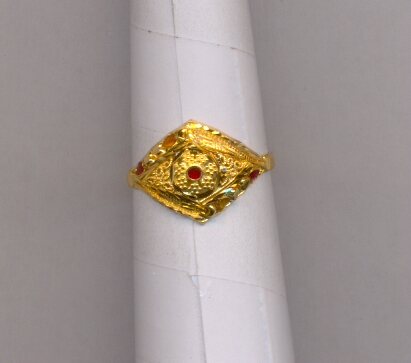 GOLD RING LADIES PLAIN FANCY