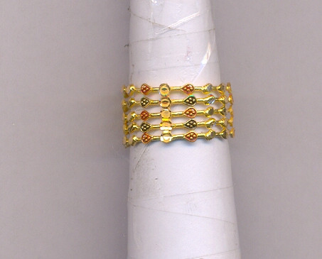 GOLD RING LADIES PLAIN FANCY