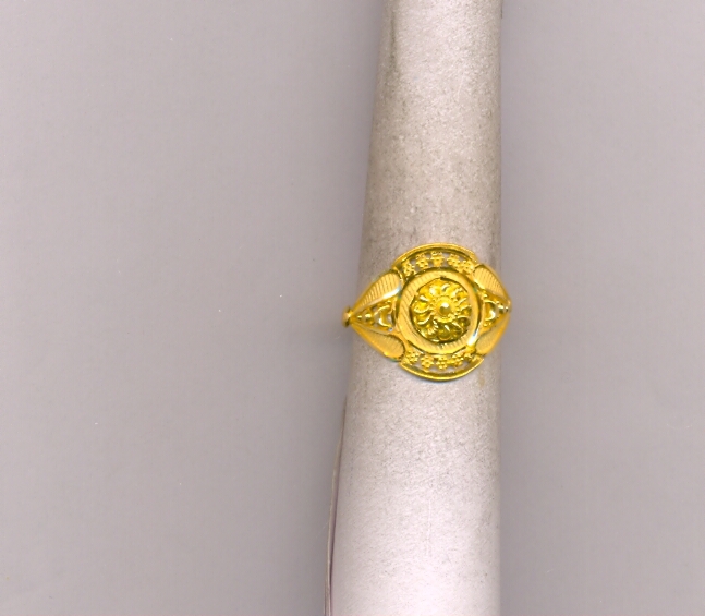 GOLD RING LADIES PLAIN FANCY