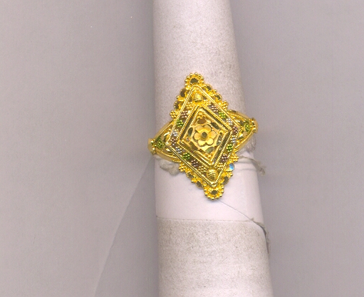GOLD RING LADIES PLAIN FANCY