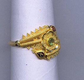 GOLD RING LADIES PLAIN FANCY