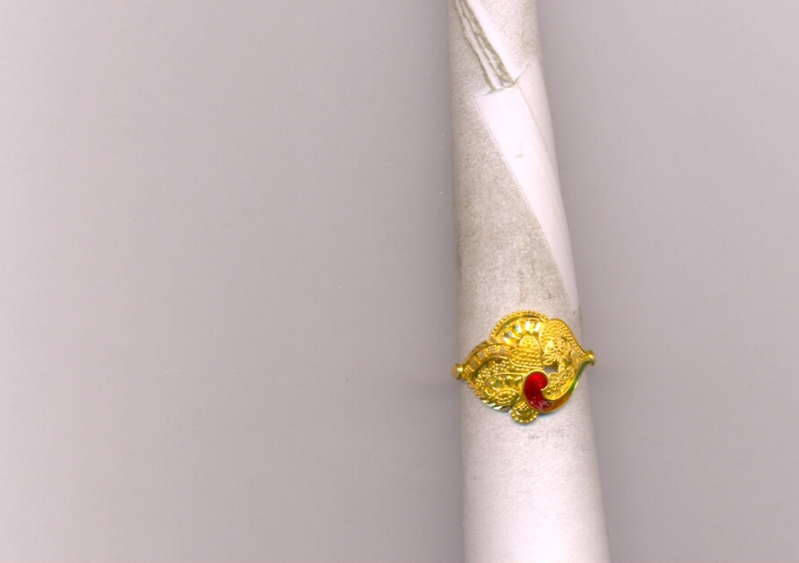 GOLD RING LADIES PLAIN FANCY