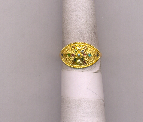 GOLD RING LADIES PLAIN FANCY