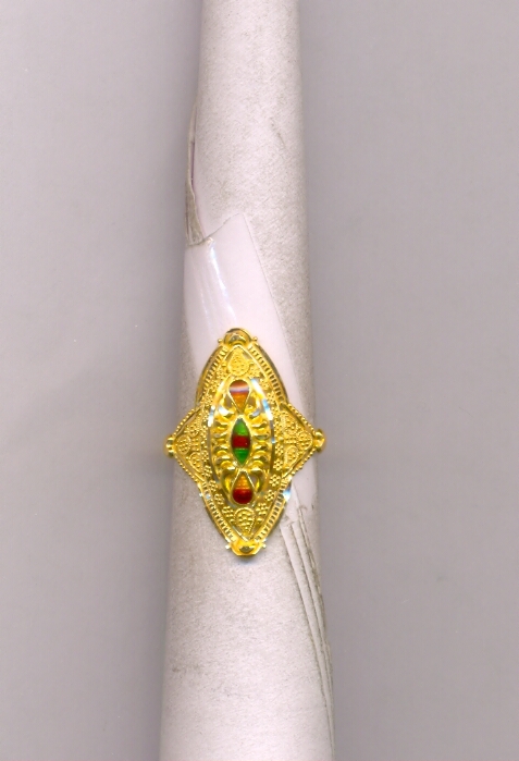 GOLD RING LADIES PLAIN FANCY
