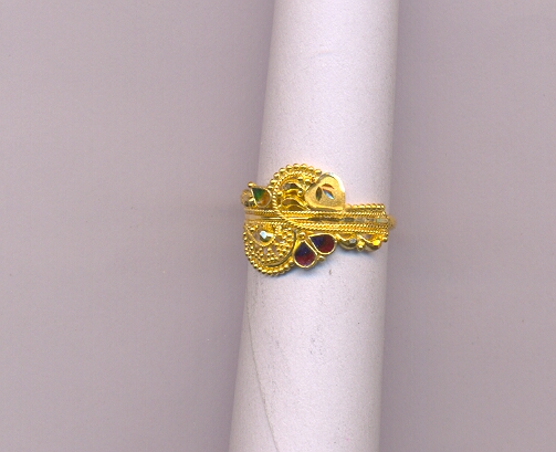 GOLD RING LADIES PLAIN FANCY