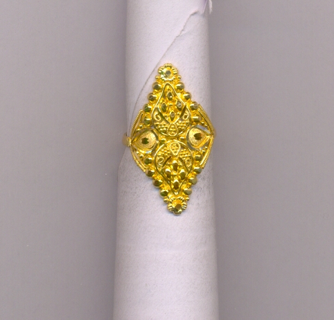 GOLD RING LADIES PLAIN FANCY