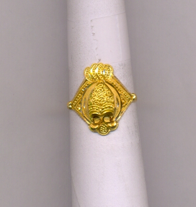 GOLD RING LADIES PLAIN FANCY