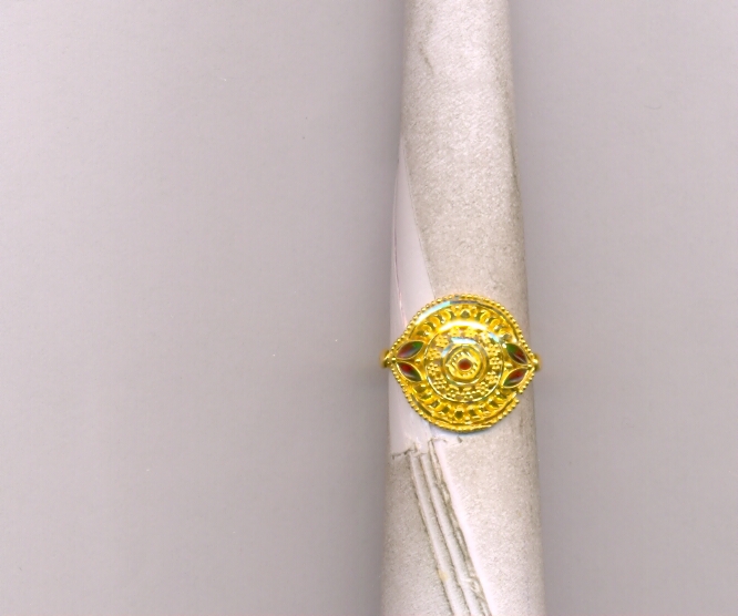 GOLD RING LADIES PLAIN FANCY