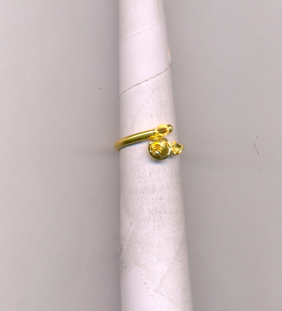 GOLD RING LADIES PLAIN FANCY