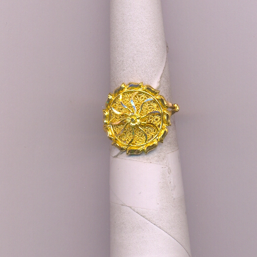 GOLD RING LADIES PLAIN FANCY