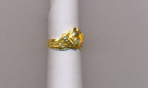 GOLD RING LADIES PLAIN FANCY