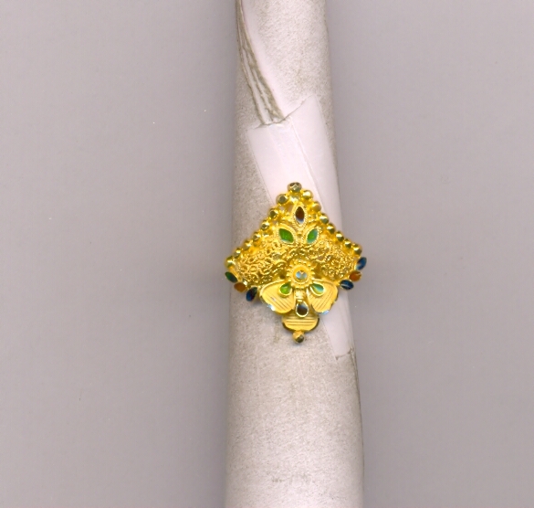 GOLD RING LADIES PLAIN FANCY
