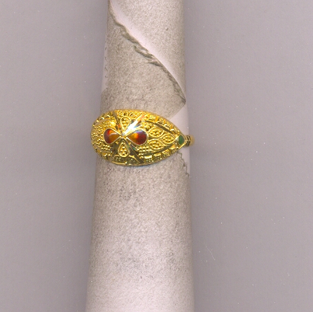 GOLD RING LADIES PLAIN FANCY