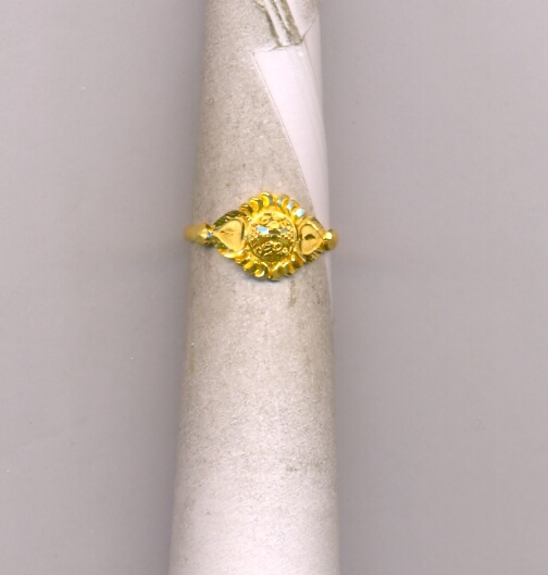 GOLD RING LADIES PLAIN FANCY