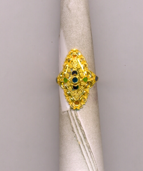 GOLD RING LADIES PLAIN FANCY