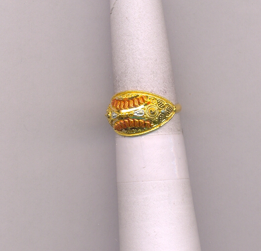 GOLD RING LADIES PLAIN FANCY