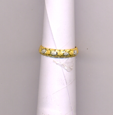 GOLD RING LADIES PLAIN FANCY