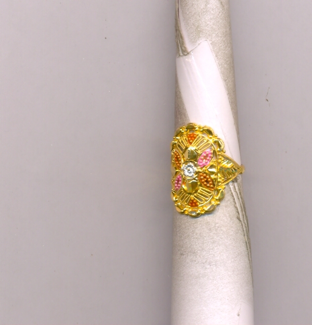 GOLD RING LADIES PLAIN FANCY