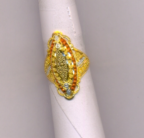 GOLD RING LADIES PLAIN FANCY