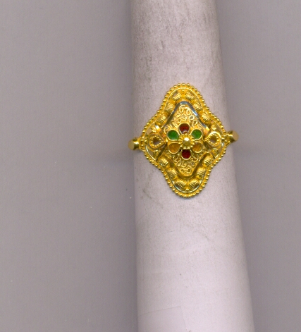 GOLD RING LADIES PLAIN FANCY