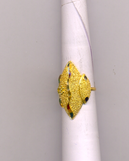 GOLD RING LADIES PLAIN FANCY