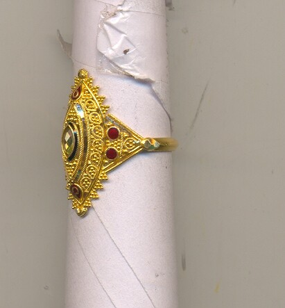 GOLD RING LADIES PLAIN FANCY