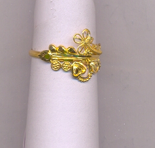 GOLD RING LADIES PLAIN GENERAL