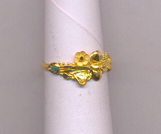 GOLD RING LADIES PLAIN GENERAL