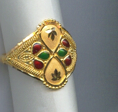 GOLD RING LADIES PLAIN GENERAL