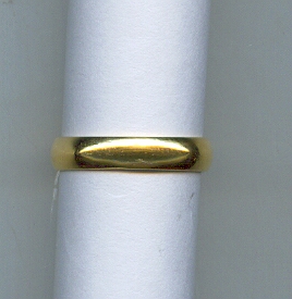 GOLD RING LADIES PLAIN GENERAL