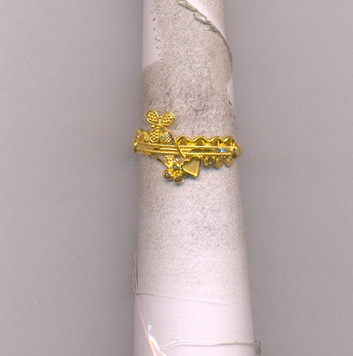 GOLD RING LADIES PLAIN GENERAL