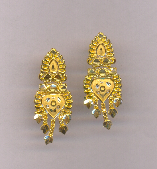 GOLD EARHANGINGS