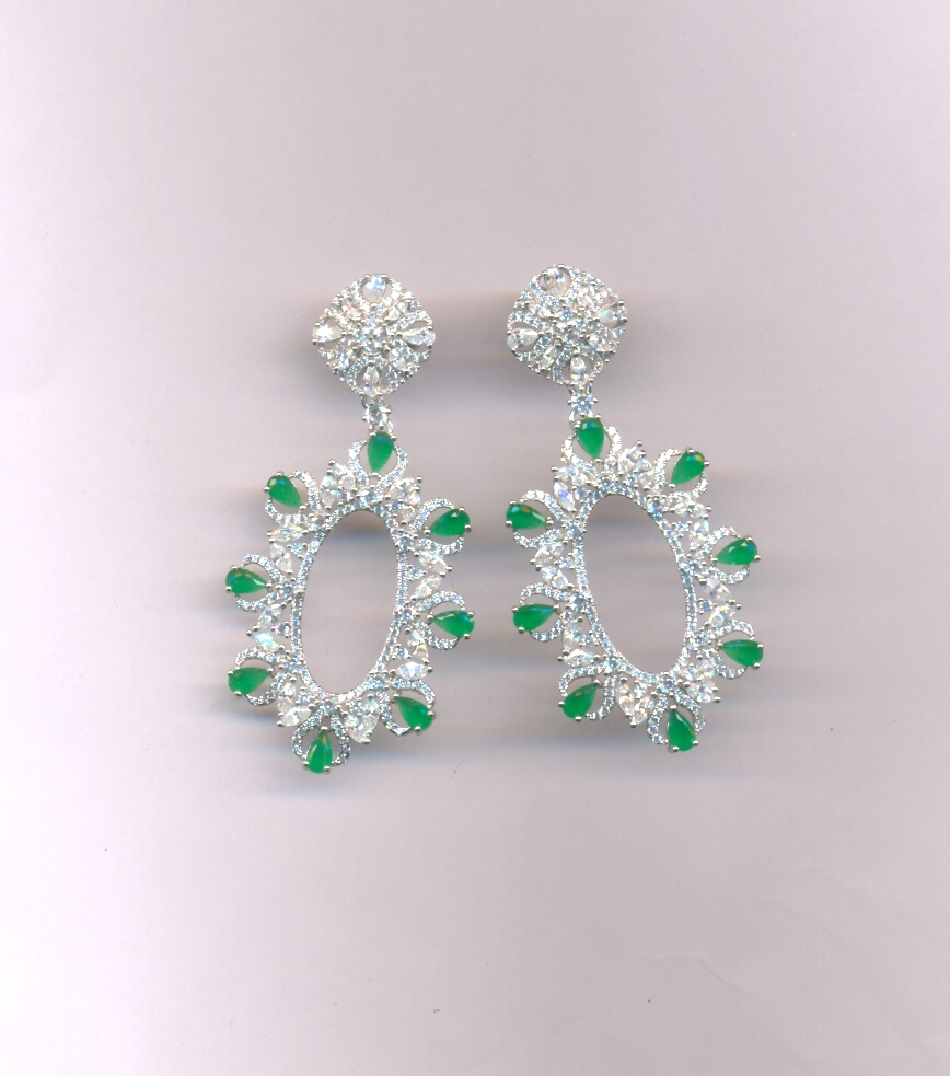 SILVER EARRING FANCY