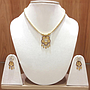 GOLD HALF SET PENDENT IMPORTED FANCY